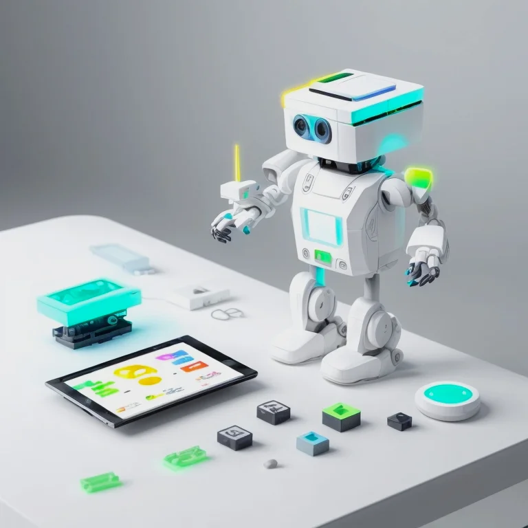 スマートAI玩具を手にする子供